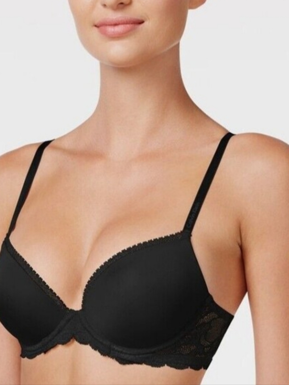 Calvin Klein QF144 Lace Push-Up  Comfort Bra Choose Size AA1 Black, Beige, Blue
